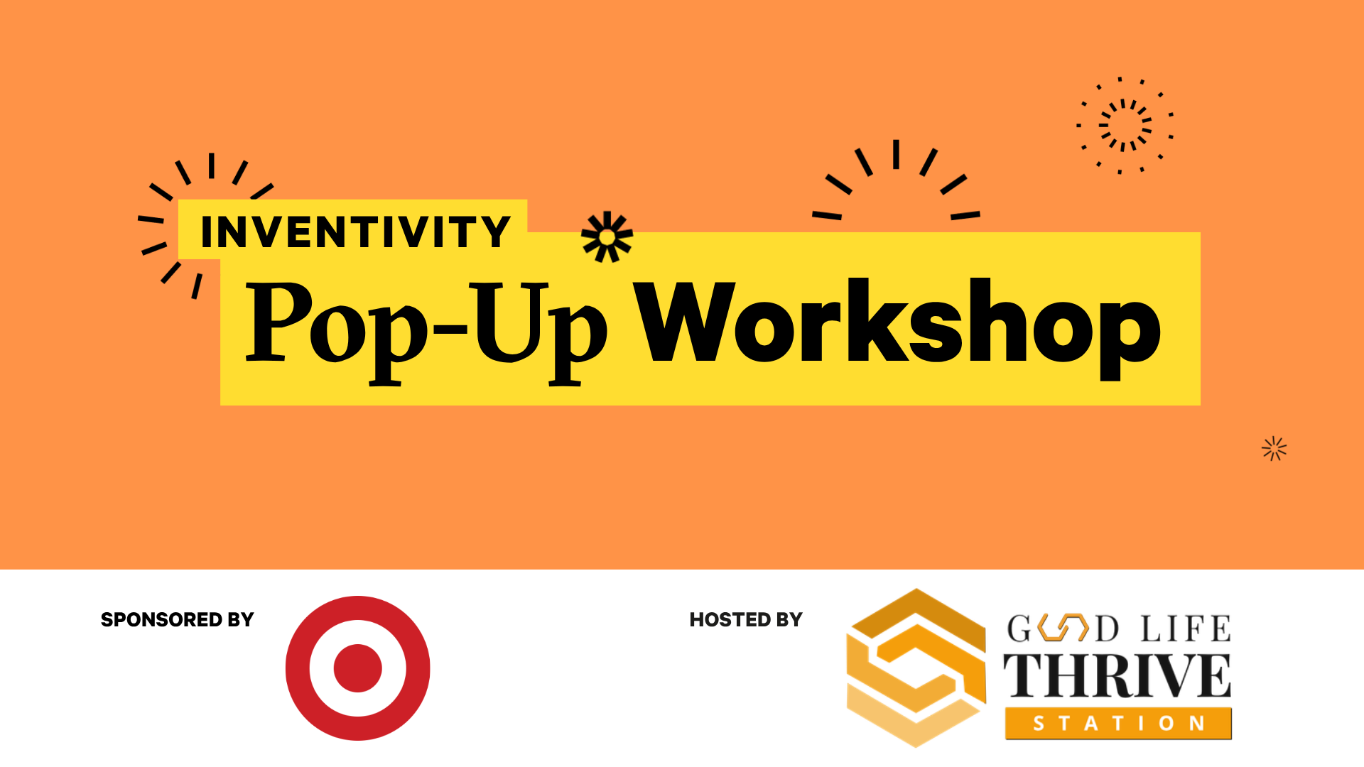 Poster for Inventivity Pop-Up Workshop in Alachua